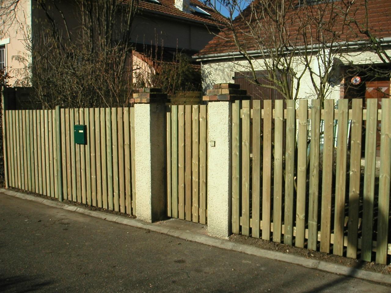 Pose de barrière en bois à Eaubonne