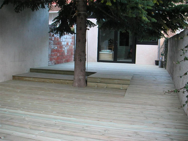 Pose Terrasse bois Cergy-Pontoise